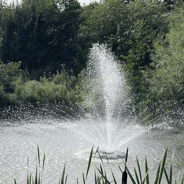 Billede af Fontæne springvand til sø - 60000 - Flydende vandfontæne / springvand - Stor sø eller havedam