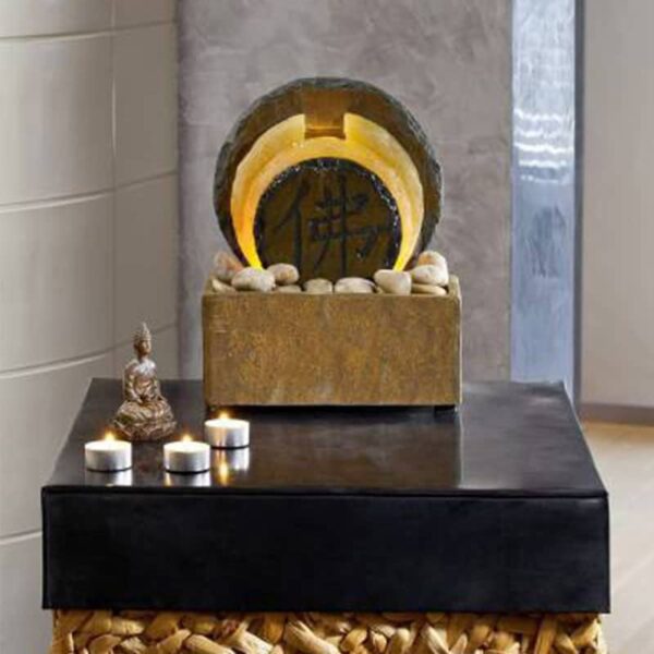 Tian fontæne med Feng Shui motiv