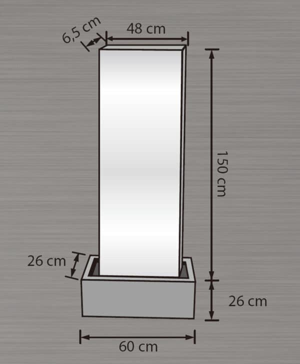 Muro Vandvæg 176 cm - Image 3
