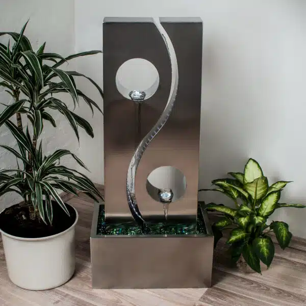 YinYang Vandvæg 90 cm i stål - Image 2