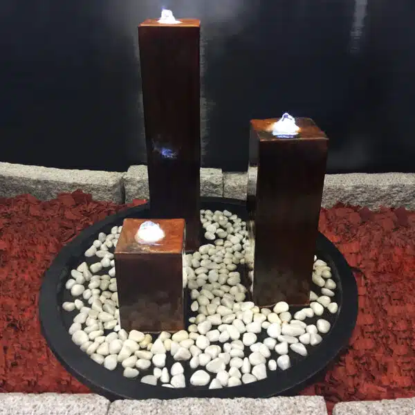 Brazil (S) Vandfontæne 45 cm i corten stål - Image 2