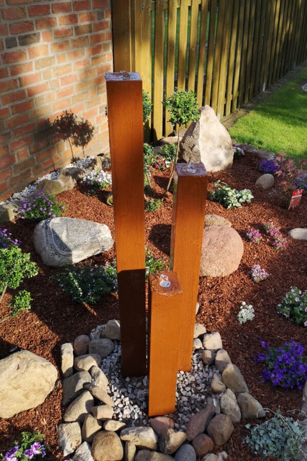 Brazil (XL) Vandfontæne 125 cm i corten stål - Image 2