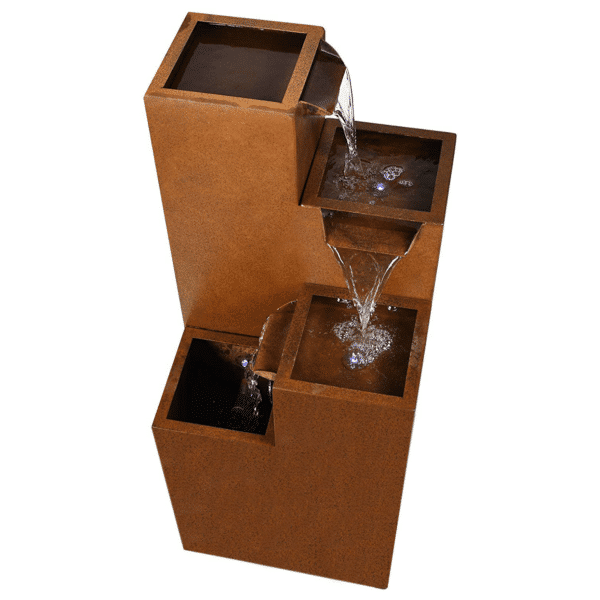 Ribero (L) Vandfontæne 70 cm i corten stål - Image 6