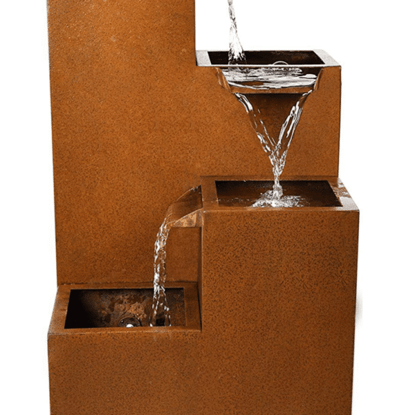 Ribero (L) Vandfontæne 70 cm i corten stål - Image 4