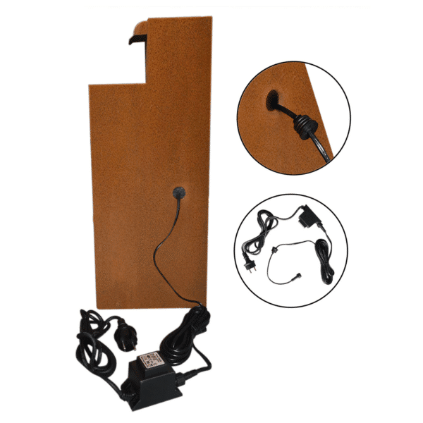 Ribero (L) Vandfontæne 70 cm i corten stål - Image 3