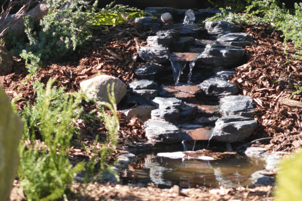 Vandløb formstøbt element sæt med pumpe (Stone design) - Image 3