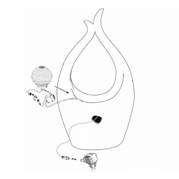 Lyskugle Vandfontæne - Image 6