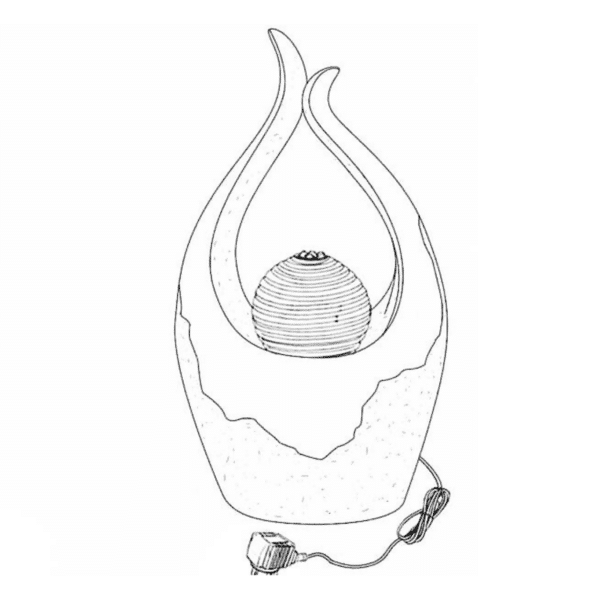 Lyskugle Vandfontæne - Image 5