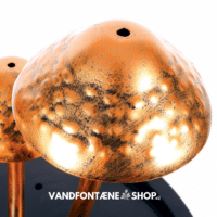 Skovsvampe Vandfontæne i kobber-look - Image 4