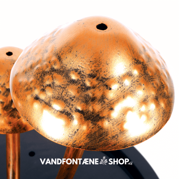 Skovsvampe Vandfontæne i kobber-look - Image 4