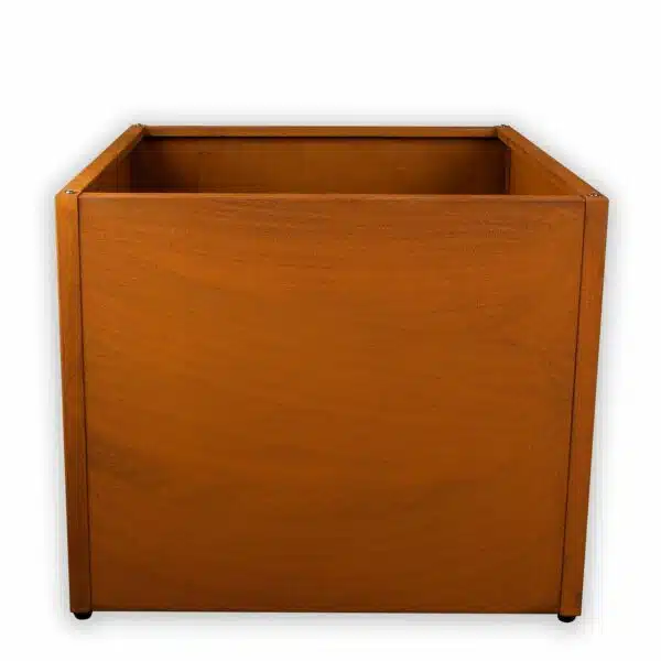 Plantekasse corten stål (m. skruer / u. bund) - L50 x D50 x H40 cm