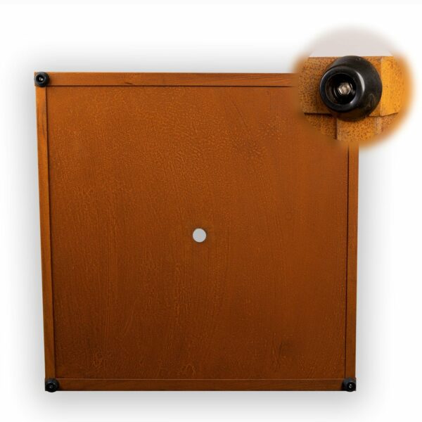 Plantekasse corten stål (m. skruer / m. bund) - L100 x D100 x H50 cm - Image 2