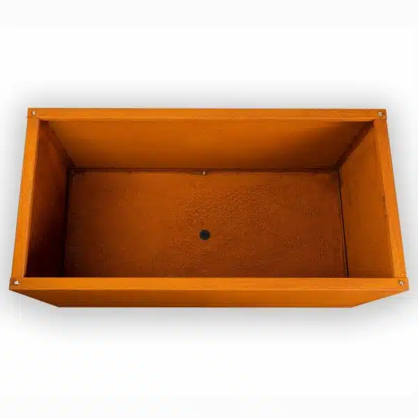 Plantekasse corten stål (m. skruer / m. bund) - L120 x D50 x H40 cm - Image 2