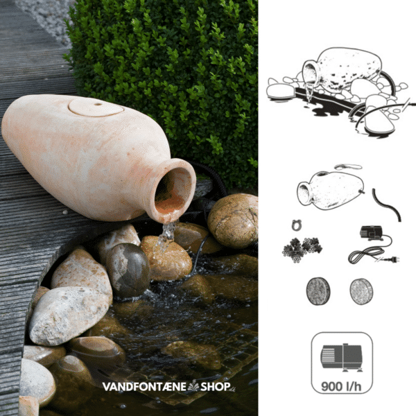Amphora Krukke Vandspil til havedam - Image 4