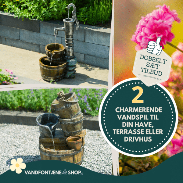 2 Tønde og brønd Vandspil / dobbelt tilbudspakke - Image 2