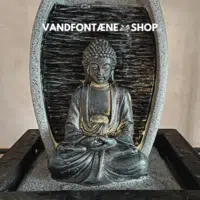 2 Buddha Indendørs vandfontæner med LED lys (sæt) - Image 2