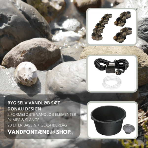 Vandløb komplet byg-selv pakke (Donau design) - Image 2